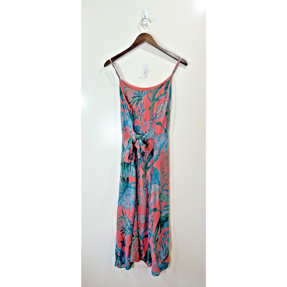 Cynthia Rowley Women’s Dress Size L 12 Multicolor Floral Tropical Beachy Vibrant - Picture 2 of 10